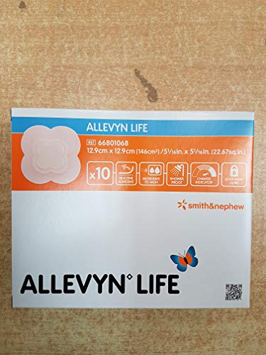 Smith & Nephew Foam Dressing Allevyn Life 5 1/16 X 5.1/16 Quadrilobe Sterile (#66801068, Sold Per Box) by Allevyn Life