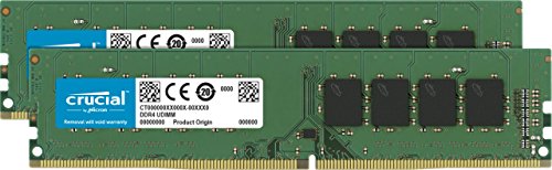 Crucial 8GB Kit (4GBx2) DDR4 2400 MT/s (PC4-19200) SR x8 DIMM 288-Pin Memory - CT2K4G4DFS824A