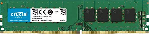 Crucial RAM 4GB DDR4 2400 MHz CL17 Desktop Memory CT4G4DFS824A Green/Black