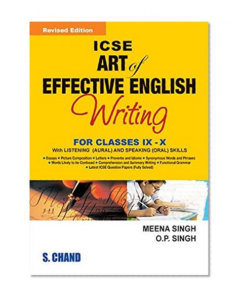 ICSE Art Of Effective English Writing Class IX And X