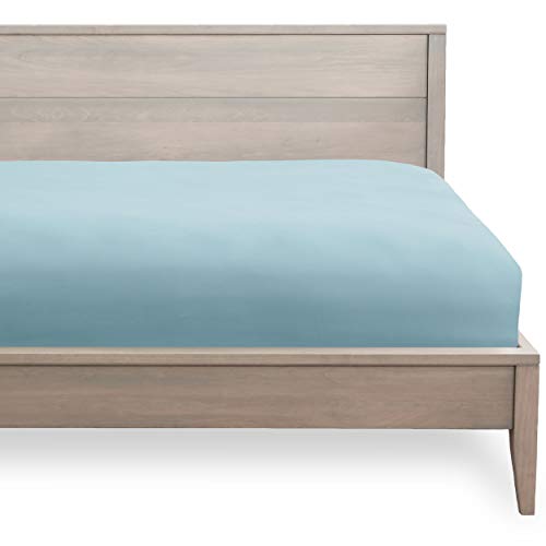 Bare Home Fitted Bottom Sheet King - Premium 1800 Ultra-Soft Wrinkle Resistant Microfiber - Hypoallergenic - Deep Pocket (King, Light Blue)