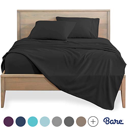 Book Cover Bare Home Queen Sheet Set - 1800 Ultra-Soft Microfiber Bed Sheets - Double Brushed Breathable Bedding - Hypoallergenic – Wrinkle Resistant - Deep Pocket (Queen, Taupe)
