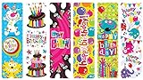 Raymond Geddes Happy Birthday Assorted Bookmarks For Kids (Pack of 100)