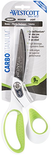 Westcott Heavy Duty Carbo Titanium 9" Bent Scissors (16445)
