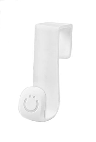 Book Cover Ubbi Multi-Use Potty Hook and/or Utility Hook. No Hardware or Installation Needed. Durable and Sturdy to Hang Over Toilet Tank or a Door