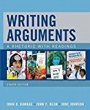 Writing Arguments: A Rhetoric with Readings (8th Edition) by John D. Ramage (2009-01-17)
