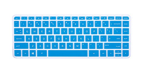 CaseBuy Ultra Thin Keyboard Protector for 14" HP ENVY 14-j000 14-j004 14-inch series(NOTES: See IDENTIFY image for correct model)(Blue)