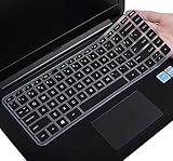 Keyboard Cover for HP Stream 14 Inch Laptop | HP Stream 14-ax Series | 14 inch HP Pavilion 14-ab 14-ac 14-ad 14-al 14-an Series Protective Skin, Black