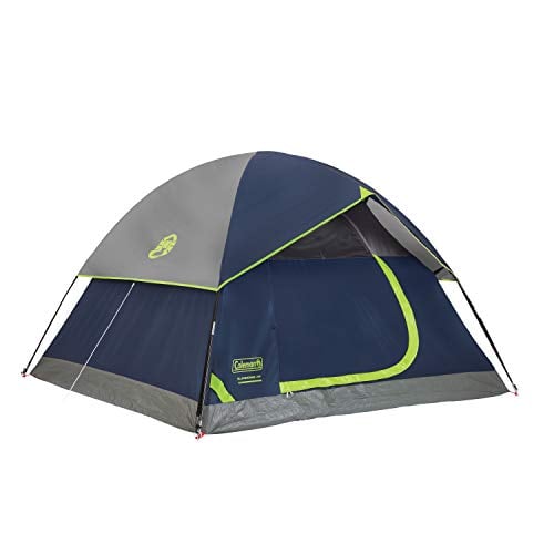 Book Cover Coleman Sundome 4-Person Dome Tent, Navy/Grey