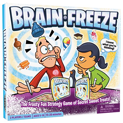Book Cover Brain Freeze, Award-Winning Board Game for Kids and Families, Fun and Educational Game to Learn Strategy, Logic, Deduction and Memory, Ages 5 and Up