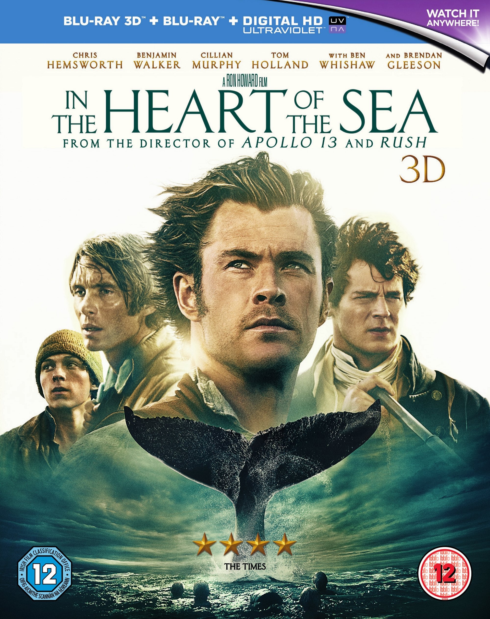 Book Cover In the Heart of the Sea (Blu-ray 3D) [2016] [Region Free]