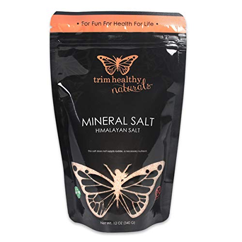 Book Cover Trim Healthy Mama 100% Pure Gourmet Himalayan Mineral Salt (Certified Kocher Sea Salt) 12oz