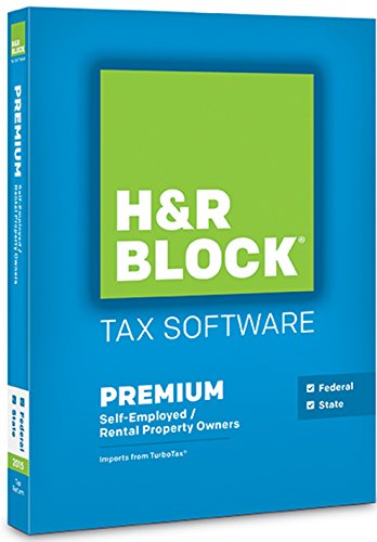 Book Cover H&R Block Tax Software Premium 2015 Federal & State