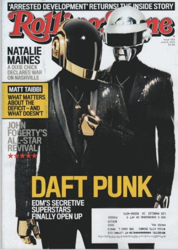Rolling Stone June 6, 2013 Daft Punk EDM's Secretive Superstars Finally Open Up