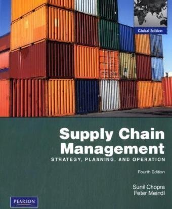 Supply Chain Management by Sunil Chopra (2009-09-01)