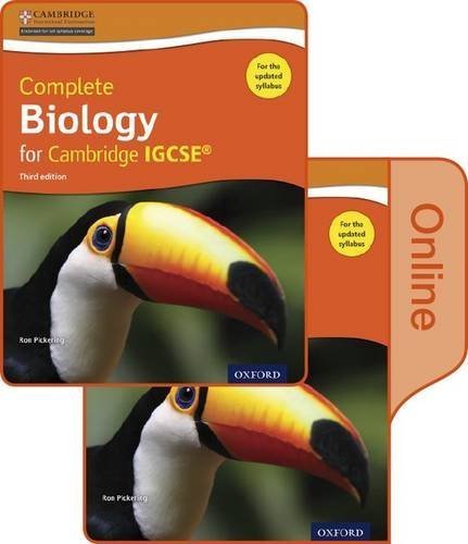 Complete Biology for Cambridge IGCSE® Print and Online Student Book Pack (Third edition) by Ron Pickering (2014-10-30)