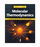 Molecular Thermodynamics by Donald A. McQuarrie (2014-01-01)