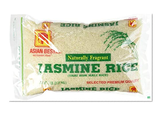 Book Cover Asian Best Jasmine Rice, 5 Pound