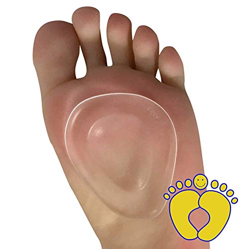Hyjinx Ball of Foot Cushions (Self-Sticking & Re-Usable) Metatarsal Cushions Great for Heels 1 Pair