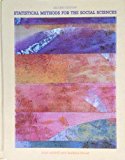 Statistical Methods for the Social Sciences by Alan Agresti (1986-01-01)