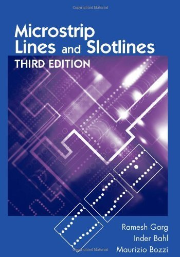 Microstrip Lines and Slotlines, Third Edition (Artech House Microwave Library) by Ramesh Garg (2013-05-01)