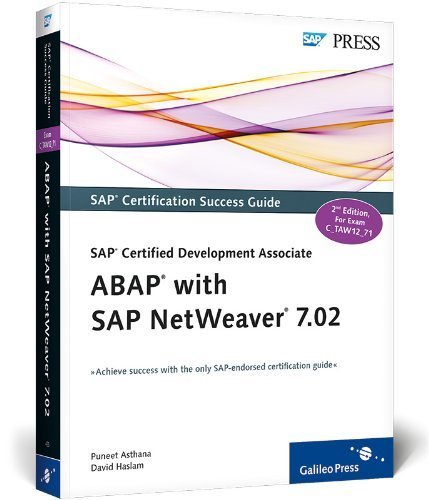 SAP Certified Development Associate - ABAP with SAP NetWeaver 7.02 by Puneet Asthana (2012-09-28)