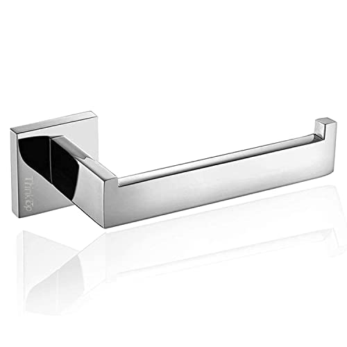 ThinkTop 304 Stainless Steel Chrome Finished Toilet Paper Holder Roll Wall Mounted Mirror Polish Bathroom Accessories