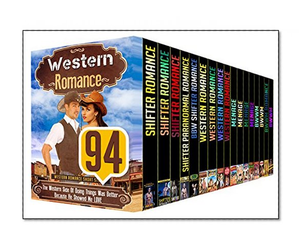 WESTERN ROMANCE: 94 BOOK MEGA BOX SET - Discover This 94 Mega Bundle Boxed Set With SHIFTER, WESTERN, MENAGE and BWWM Stories