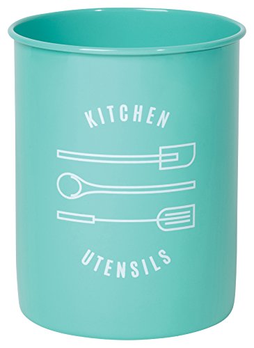 Book Cover Now Designs Utensil Crock, Turquoise