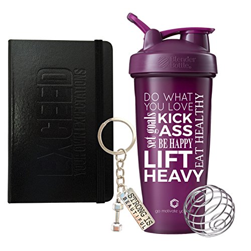 GOMOYO Do What You Love Word Mesh on BlenderBottle Brand Classic Shaker Bottle, 20 or 28 Ounce Capacity, Includes BlenderBall Whisk, Dishwasher Safe