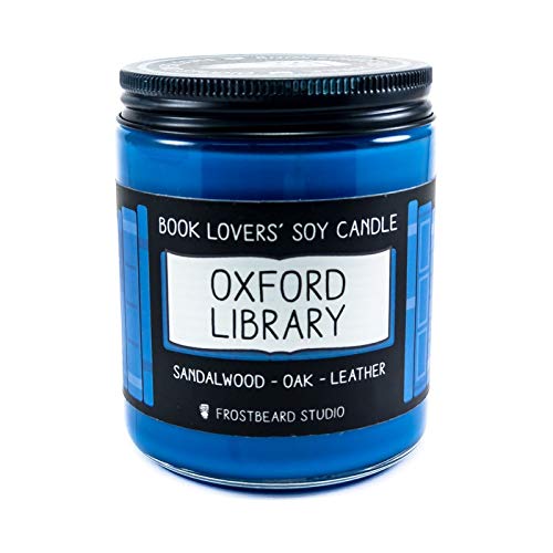Oxford Library - Book Lovers' Soy Candle - 8oz Jar