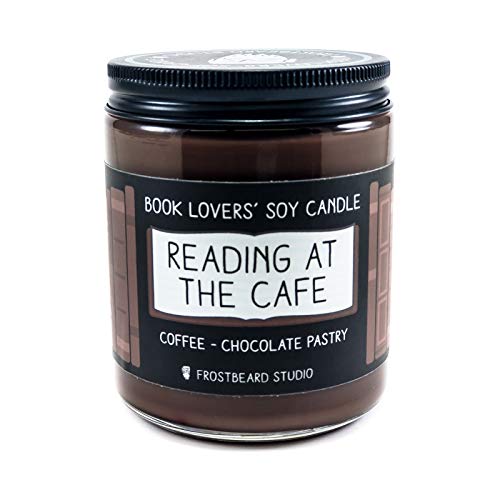 Reading at the Cafe - Book Lovers' Soy Candle - 8oz Jar