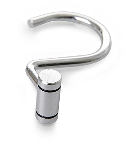 BINO Winston Shower Curtain Hooks, Chrome