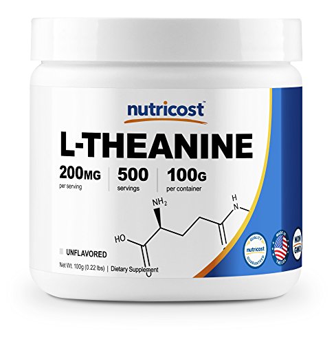 Nutricost Pure L-Theanine Powder 100 Grams