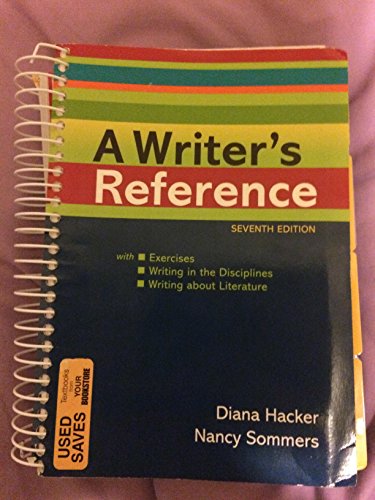 A Writer's Reference__7th Edition