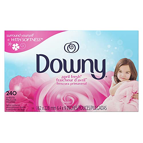 Book Cover Downy Fabric Softener Dryer Sheets, April Fresh, 240 count