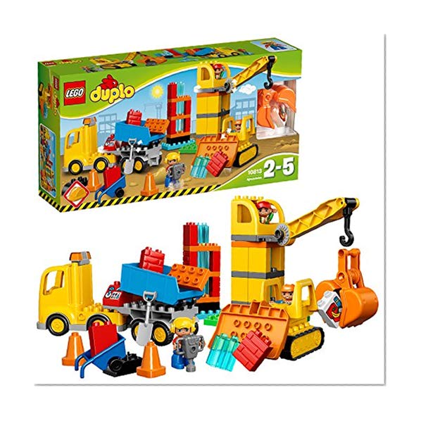 LEGO DUPLO - Le grand chantier - 10813 - Jeu de Construction