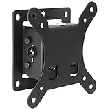 Mount-It! Small TV Monitor Wall Mount | Quick Release | Fits 13-32 Inch LCD/LED Screen | Max 33 Lbs | Slim Tilting Design | Easy Installation