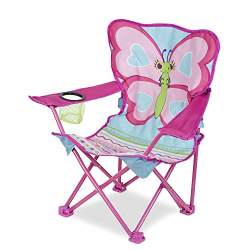 Book Cover Melissa & Doug Sunny Patch Cutie Pie Butterfly Folding Lawn and Camping Chair