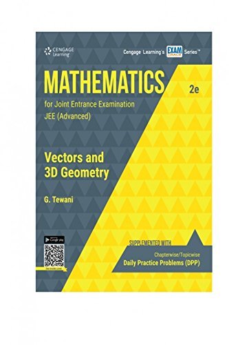 Book Cover Mathematics for JEE (Advanced) Vectors and 3D Geometry
