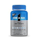 One A Day Men’s 50+ Multivitamins, Supplement with A, C, D, E and Zinc for Immune Health*, Calcium & More, 100 Tablets