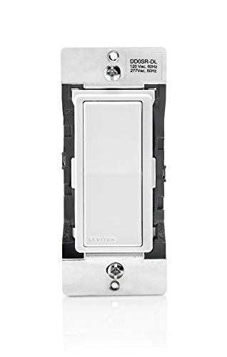 Leviton DD0SR-DLZ Dual Voltage 120/277VAC Decora Digital/Decora Smart Matching Switch Remote