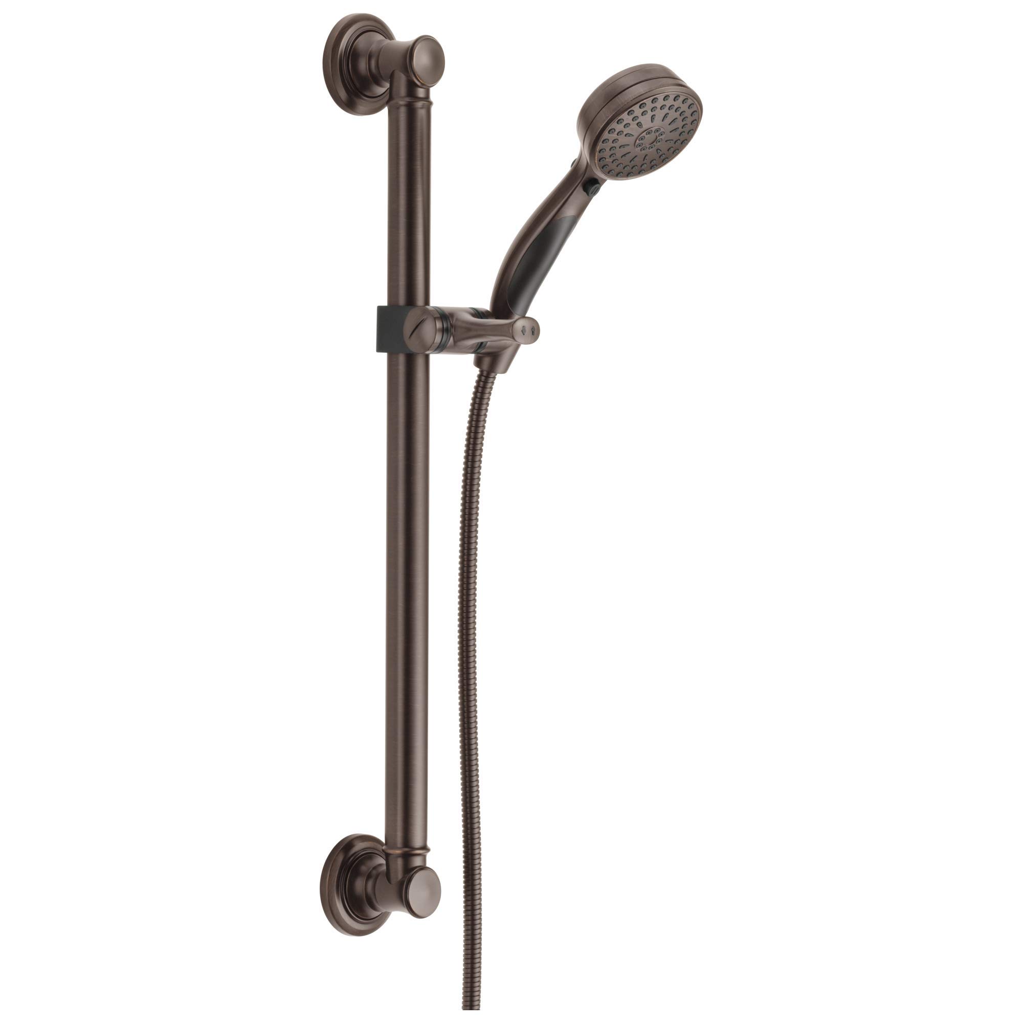 Delta Faucet 9-Spray ADA-Compliant Slide Bar Hand Held Shower with Hose, Venetian Bronze 51900-RB