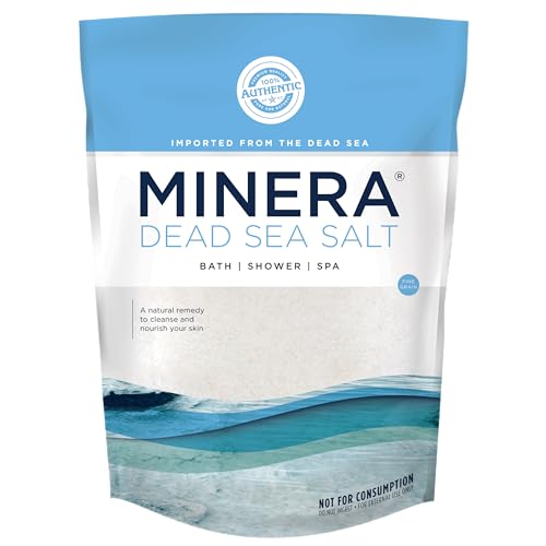 Minera Dead Sea Salt - 15 lb. (Qty 3 x 5 lb. Bags) Fine Grain
