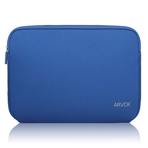 Book Cover Arvok 11-12 Inch Laptop Sleeve Multi-color & Size Choices Case/Water-resistant Neoprene Notebook Computer Pocket Tablet Briefcase Carrying Bag/Pouch Skin Cover For Acer/Asus/Dell/Lenovo, Dark Blue