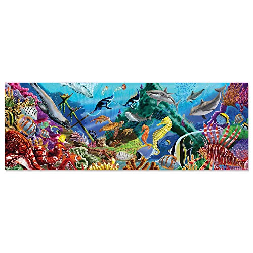 Melissa & Doug Underwater Oasis Jumbo Jigsaw Floor Puzzle - 200 pcs