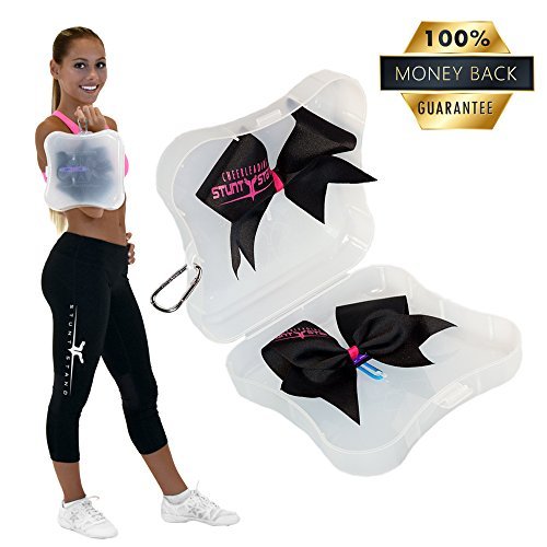 Stunt Stand Brand Cheer Bow Box - Keep Your Cheerleading Bows Competition-Ready and Never Crushed Again!