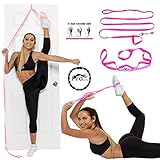STUNT STAND Door Flexibility & Stretching Leg Strap - Great for Cheer, Dance, Gymnastics or Any Sport! Free How-to-Use Links Included ...