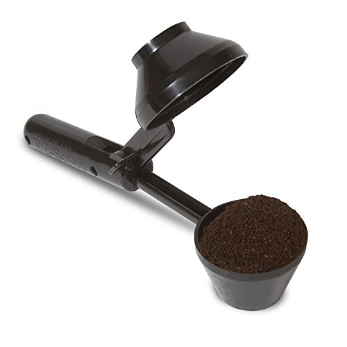Book Cover Perfect Pod EZ-Scoop | 2-in-1 Coffee Scoop and Funnel for Single-Serve Refillable Capsules, 2 Tablespoon Portioned Coffee Scooper