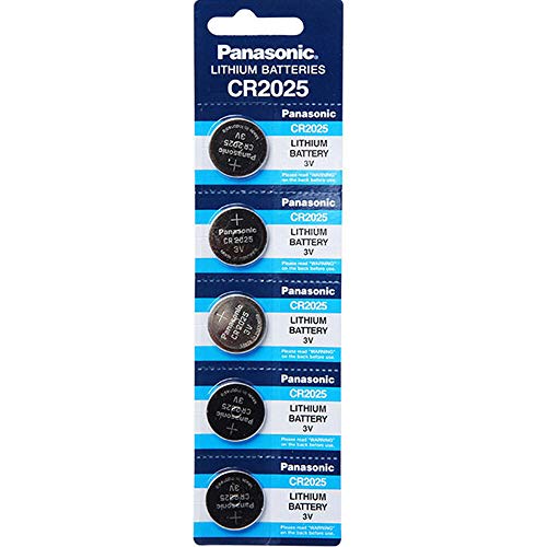 Panasonic CR2025 3V Lithium Battery 1PACK X (5PCS) =5 Single Use Batteries